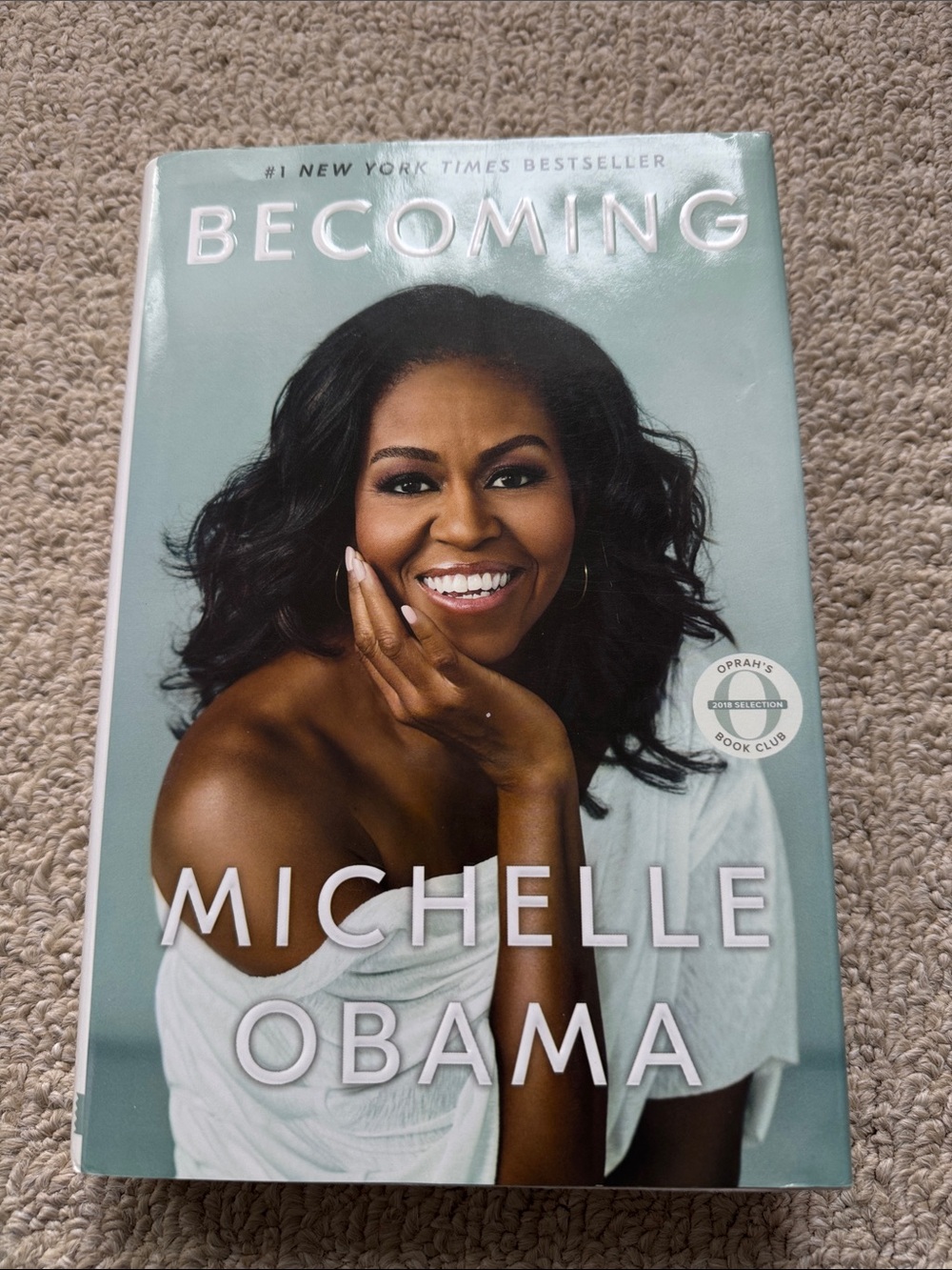 Becoming by Michelle Obama - Teal Cover Hardcover